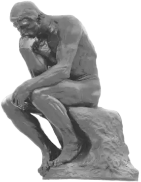 thinker left